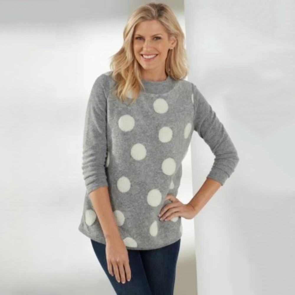 NWT Soft Surroundings Dottie Top Sz M